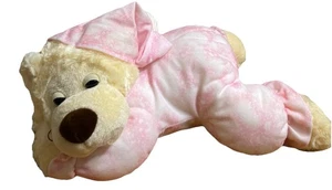 Spark Create Imagine Praying Bear rosa Plüsch Nachtmütze Pyjama Bedtime Talks 14 Zoll - Bild 1 von 6