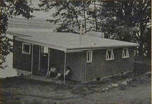 22x28 Vacation Home Cabin 1962 How-To build PLANS 2 story Hillside - Picture 1 of 2