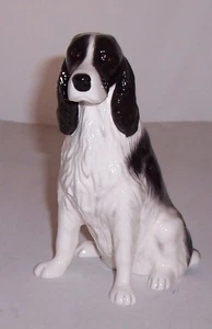 Beswick English Spaniel Blanco y Negro JBD52 - Imagen 1 de 1