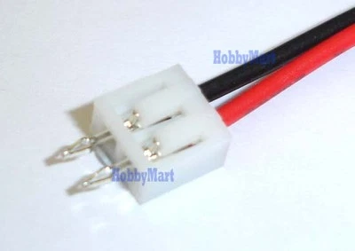 2-Pin JST SCN 2.5mm Male Connector Socket 300mm 26AWG wire lead Cable 5pcs  - Image 1 of 2