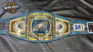 New Philadelphia Eagles Legacy NFL Championship Title Belt Printed Strap - Picture 1 of 12