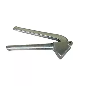 Vintage Mrs. Damar Aluminum Garlic Press Kitchen Handheld Made in Italy - Picture 1 of 5