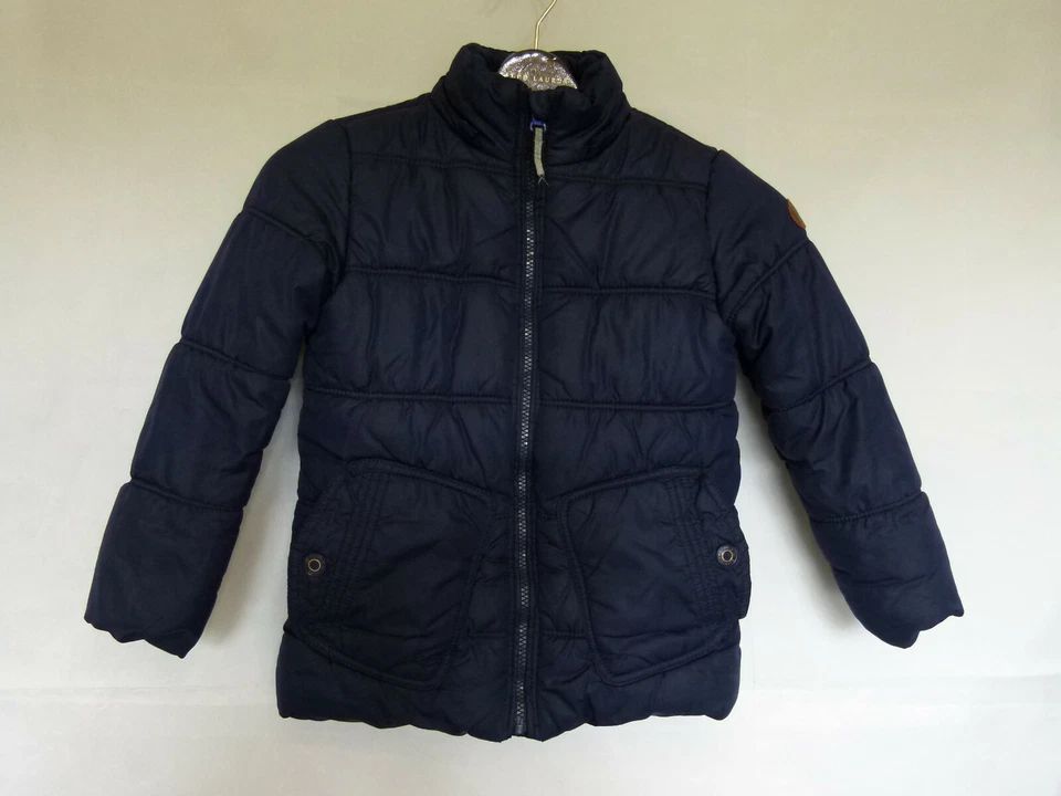 Esprit Niño’s Azul Marino Cálida Cremallera Completa Puffer Chaqueta con Forrado de Vellón Talla 6 – 7 Años Foto 1 de 4