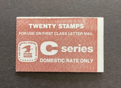 mystamps  US Booklet BK141, complete booklet, 1981, 20 ea stamps at "C" (20cent) - Image 1 of 2