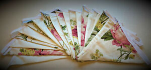 5m fabric bunting (£2.00m) party,wedding bunting,floral bunting, shabby chic
