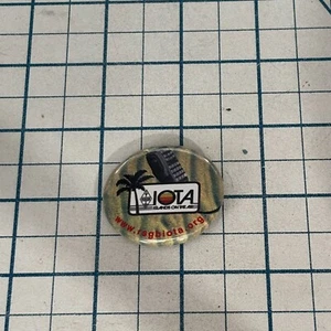 IOTA Islands On The Air Amateurfunk Vintage Pinback Button - Bild 1 von 2