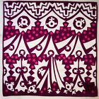 Vivienne Westwood Handkerchief/Scarf - 50cm - Maroon Art Deco Shooting Stars