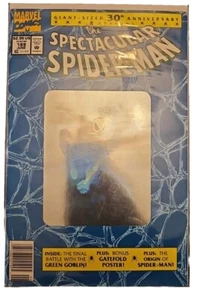 The Spectacular Spider-Man #189 Marvel Comics 1992 Holo Foil Cover  - Picture 1 of 1