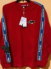 $120 LACOSTE Men’s Badge Long Sleeve Red T-Shirt - Size 8/3XL
