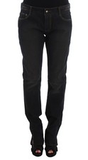 ERMANNO SCERVINO Pants Jeans Blue Wash Cotton Boyfriend s. IT40/US6/S RRP $560 