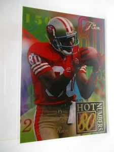 1994 Ultra Flair Hot Numbers #9 Jerry Rice NINERS - Picture 1 of 2