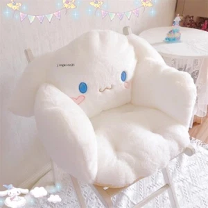 My Melody Kuromi Plush Chair Cushions CinnamorollPom Full surround Soft Seat Pad - Picture 1 of 17