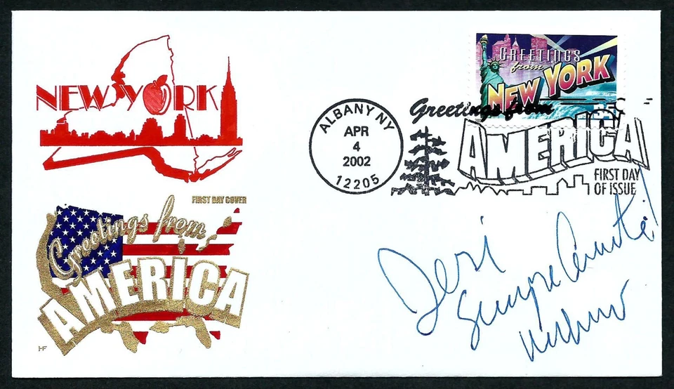 USA, SCOTT # 3592, HF FARNAM FDC COVER - NEW YORK, GREETINGS FROM AMERICA 2002 - Image 1 of 1