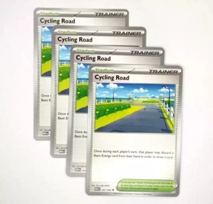 4x Pokémon TCG Cycling Road 157/165 - Scarlet & Violet 151 MEW Trainer Playset - Picture 1 of 1