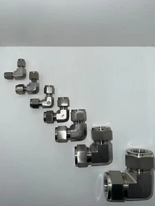Stainless 316L Imeprial Compression Elbow Fitting - Picture 1 of 2