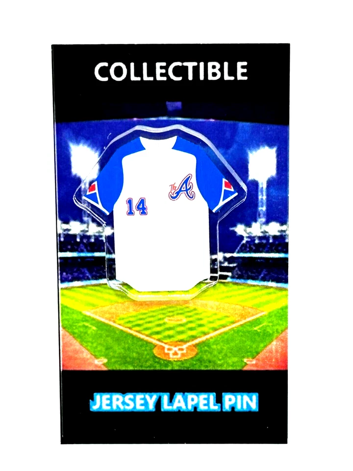 Atlanta Braves Martin Prado jersey lapel pin-Classic City Connect Collectable - Image 1 of 1