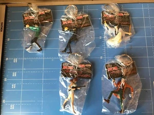 Banpresto, Lupine The 3rd, Attack Pose Figur Schlüsselanhänger, alle 5 Artikel komplettes Set. - Bild 1 von 7