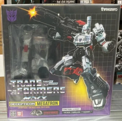 Threezero 3A Transformers MDLX Megatron versión vintage Figura de acción nueva en mano Foto 1 de 4