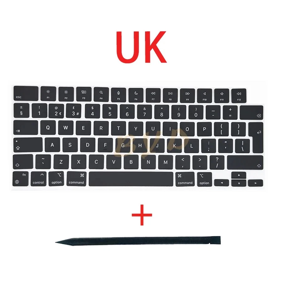 New A2442 A2485 KeycapsUK Layout For Macbook Pro Retina M1 Pro Max 14" 16" 2021 - Image 1 of 4