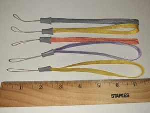 5PCs Wrist Lanyard Strap, Nylon Bracelet Strap Hand Wrist Lanyard Phone ID USA - Picture 1 of 8