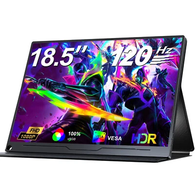 18,5 Zoll UPERFECT 120Hz Tragbare Monitor 1920*1080 HDMI LCD Display Für Xbox PS - Bild 1 von 4