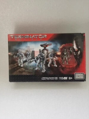 MEGA BLOKS TERMINATOR Genisys T-800 Figure Pack Collectible Toy Rare - Image 1 of 2