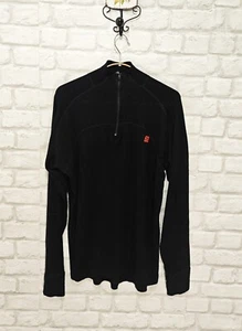 Norheim 100% Merino wool Zip Neck Black Thermo Unisex Base Layer Size XL - Picture 1 of 4