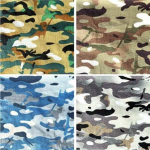 100% Cotton Poplin Fabric Army Camouflage Woodland Jungle Desert 145cm Wide - Picture 1 of 5