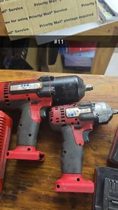 Snap on 2 impact wrenches 3/8" & 1/2" combo w/batteries and charger - Picture 1 of 2