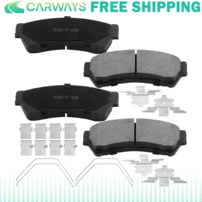 4x Front Ceramic Brake Pads For 2007-2011 Mazda 6 Ford Fusion Mercury Milan MKZ - Image 1 of 3