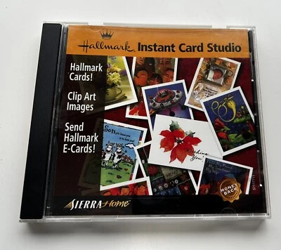Hallmark Instant Card Studio Sierra Home - CD - PC - Windows 95/98/NT Foto 1 de 3