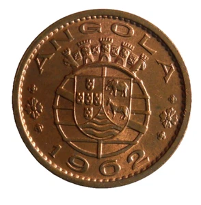 1962 ANGOLA 20 CENTAVOS - Exotic Colonial Coin - FREE SHIP - Angola Bin 999 - Picture 1 of 2