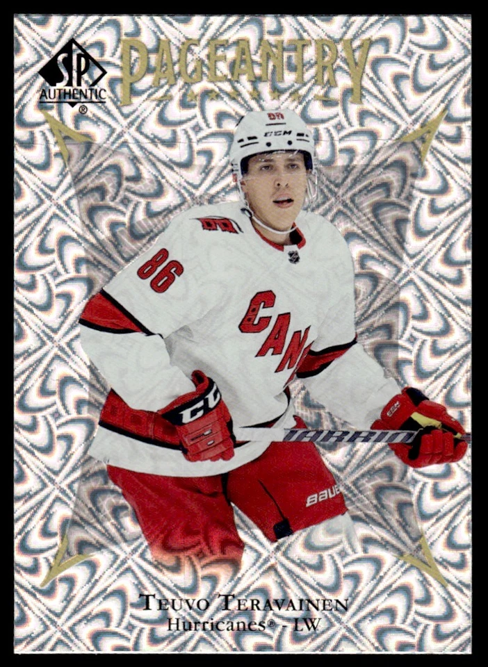 2021-22 SP Authentic Pageantry Teuvo Teravainen Carolina Hurricanes #P-45 - Image 1 of 2