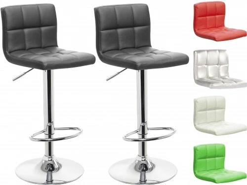 2 SGABELLI BAR E CUCINA CON PENISOLA REGOLABILI IN ALTEZZA SEDIA GIREVOLE ROYAL - Immagine 1 di 1