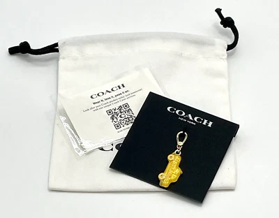 Collar pulsera Coach amarillo de la ciudad de Nueva York taxi resina estrás nuevo con etiquetas Foto 1 de 4