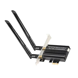 PCI-E WiFi 6E Gaming Adapter Desktop PC for Intel AX5400 PCIe Wifi Card - Photo 1/20