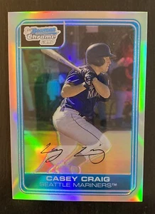 2006 Bowman Chrome Prospects Refractors #BC55 Casey Craig /500 - Picture 1 of 2