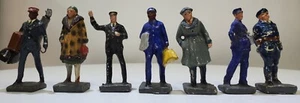 Vintage Elastolin Lineol Airport Figuren Set - LOT RARE  - Bild 1 von 13