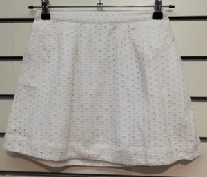 LA REDOUTE GIRLS WHITE BRODIERED SKIRT AGE 10 YEARS NEW (ref 621) - Picture 1 of 2