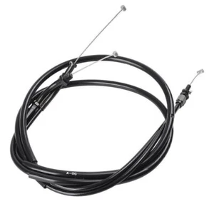 2pcs Throttle Cable Wire Line For Honda CB400VTEC 1/2/3/4 1999-2006 Motor Black - Picture 1 of 3