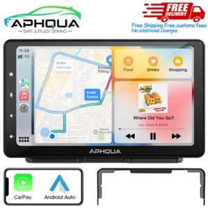 Aphqua 7Inch Touchscreen Car Stereo Radio Wireless Apple Carplay Android Auto - Picture 1 of 10