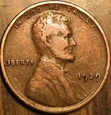 1929 USA LINCOLN WHEAT SMALL CENT PENNY