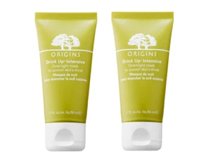 2x ORIGINS ~ DRINK UP Intensive OVERNIGHT MASK ~ Lot of 2 x 1.7 = 3.4 oz Full Sz - Picture 1 of 1