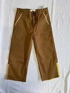 Zara Kids Wide Leg Brown Pants Size 8 - Picture 1 of 6