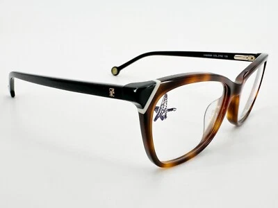 NOS Carolina Herrera VHE806K Eyeglasses FRAME 0752 Tortoise 54[]1-135 Black J357 - Image 1 of 4