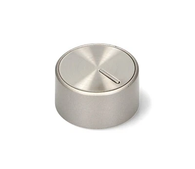 Manopola argentata ø 38 mm piano cottura Hotpoint Ariston Indesit originale - Immagine 1 di 3