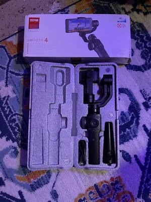 Zhiyun Smooth 4 3-Axis Handheld Gimbal Stabilizer - Black - Image 1 of 2