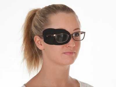 KAY PICTURES Eye patch for Glasses, LARGE Soft, Washable Sold to the NHS