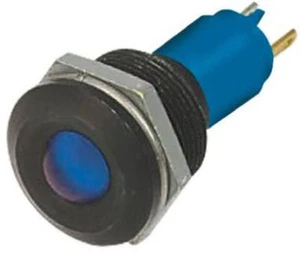 1 x Prominent Blue LED Indicator 24V AC/DC 16mm Panel Mount 10mm Lamp Size - Picture 1 of 1