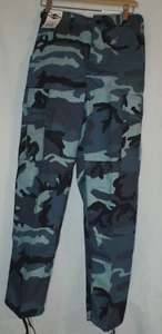 TRU-SPEC Military BDU Sky Blue Camouflage Camo Tousers Pants X-Small/Reg - Picture 1 of 5